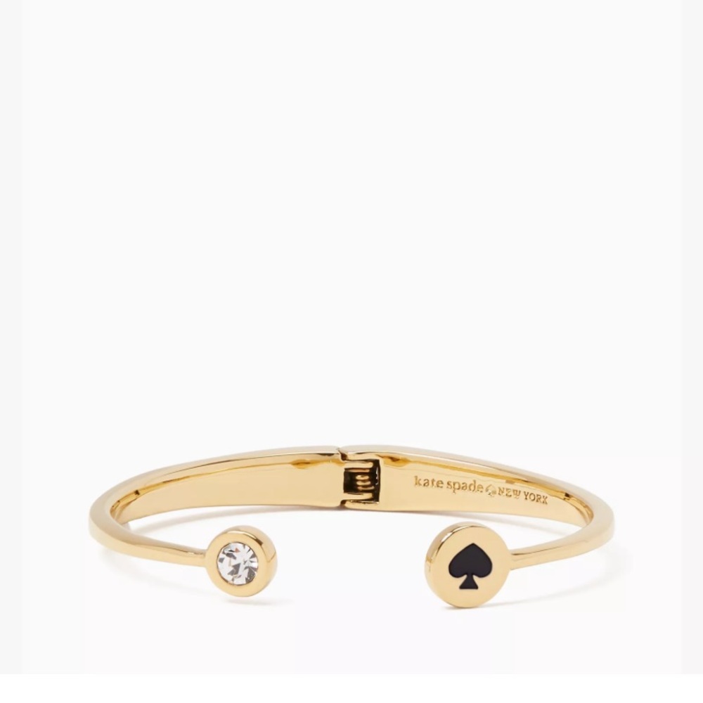 NWT Kate Spade Spot the Spade Open Hinge Bangle